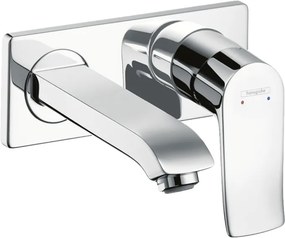 Parte Esterna Miscelatore Lavabo A Parete 165 Mm senza parte incasso Cromo Hansgrohe Metris 31085000