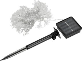 Catena solare LED RGB 50xLED/0,12W/1,2V 1xAA IP44 600 mAh