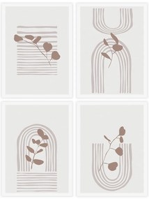 Quadri in set di 4 pezzi 30x40 cm - Casa Selección