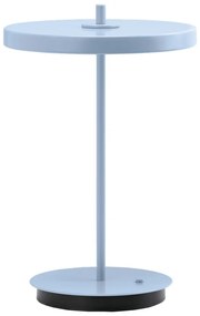 Lampada da tavolo LED azzurra in metallo con paralume in metallo (altezza totale 31 cm) Asteria Move – UMAGE