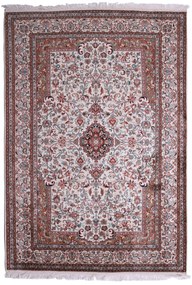 Kashmir Tappeto orientale 130x190 Beige (Indian) Annodato A Mano