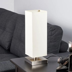 Lindby Martje lampada da tavolo bianca con lampadina E14