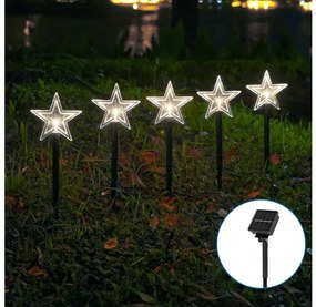 Aigostar - LED Solare Natale chiaro LED/0,054W/1,2V 1m IP65 bianco freddo