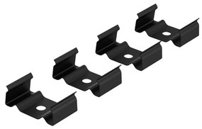 Clips di Fissaggio per Profilo Incasso per Doppia Striscia (conf. 4pz)