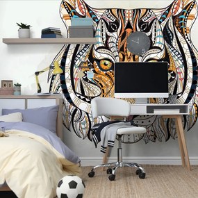 Carta da parati – Tigre in stile moderno