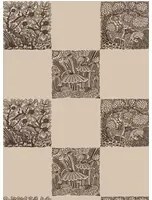 Josephine Munsey Carta da parati Animal Check - Chimney/ Cromwell Stone