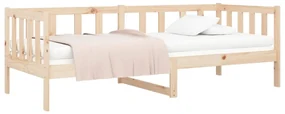 Dormeuse 90x190 cm in legno massello di pino