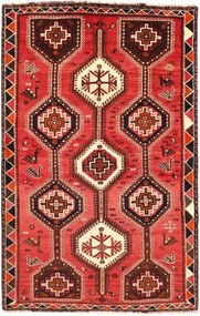 Shiraz Tappeto persiano 130 x 270 Rosso (Iran) Annodato A Mano