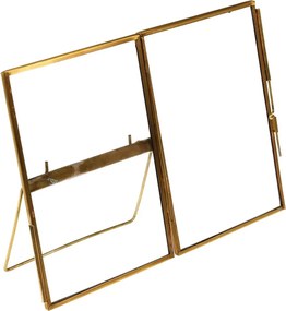 Cornice in metallo dorata 10x15 cm - Rex London