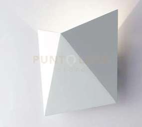 Applique led stealth bianca 6w 580lm cct 3000k / 4000k ip54 17x17x...