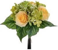 Set 3 Bouquet Artificiali con Rose H 31 cm