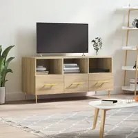 Mobile Porta TV Rovere Sonoma 102x36x50 cm in Legno Multistratocod mxl 128254