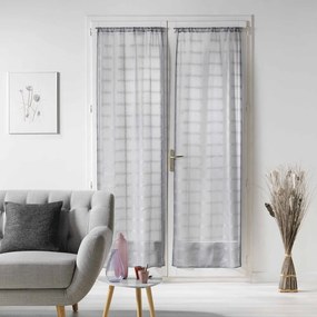 Set di 2 tende in voile grigio 70x200 cm Candide - douceur d'intérieur