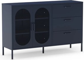 Cassettiera blu scuro 140x90 cm Diora - Marckeric