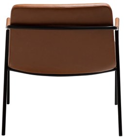 Poltrona in similpelle marrone Boto - DAN-FORM Denmark