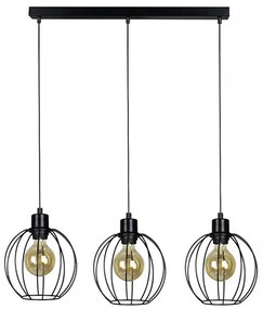 Spot-Light DO15659304 - Lampadario a cavo BERIS 3xE27/60W/230V