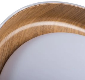 Kanlux 37317 - Plafoniera LED NIFU LED/17,8W/230V diametro 43 cm bianco/marrone