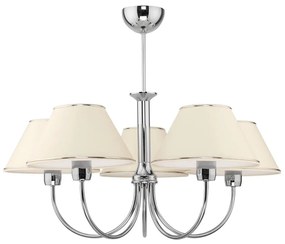 Jupiter 1580 - BG 5 CH - Lampadario a sospensione con supporto rigido BEGAMO 5xE27/60W