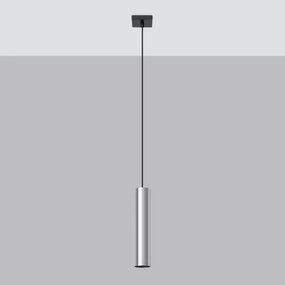 Sollux SL.1204 - Lampadario a sospensione con filo LAGOS 1xGU10/10W/230V cromo