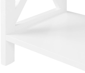 Set di mobili da ufficio legno chiaro e bianco FOSTER/HAMDEN Beliani