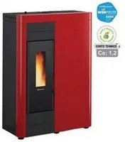 stufa a pellet virna idro 14,5 kw bordeuax (conto termico) - misure cm.79,3x38,4x110,5h. peso kg.151 fer351195