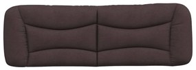 Cuscino testiera marrone scuro 160 cm in tessuto