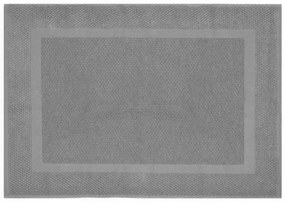 Tappeto scendi doccia 100% cotone colore grigio 45x65 cm