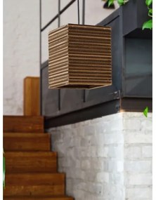 Ledvance - Lampadario a sospensione con filo DECOR CARDBOARD 1xE27/15W/230V 25x25 cm