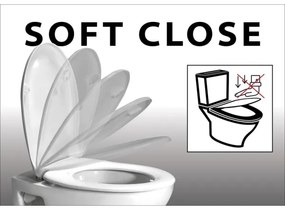 Sapho - Sedile del water SoftClose EDITA bianco