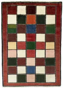 Gabbeh Tappeto 100 x 150 (Iran) Annodato A Mano
