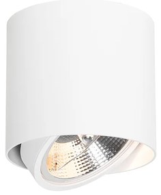 Faretto a plafone Smart bianco orientabile e inclinabile con Wifi GU10 111mm - Impact