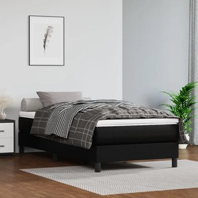 Materasso A Molle Insacchettate Nero 90x200x20 Cm İn Similpelle /