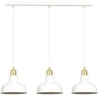 Lampada a Sospensione Ibor, Bianco, Acciaio, 72x100x21 cm, EPIKASA