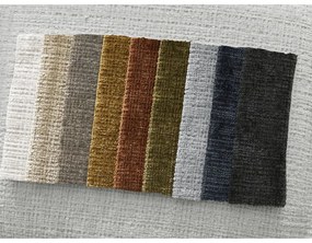 Divano angolare grigio chiaro (con penisola a destra/con chaise lounge) con rivestimento in ciniglia Leonore – Bobochic Paris