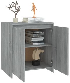 Credenza grigio sonoma 70x41x75 cm in legno multistrato