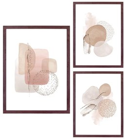 Dipinti in set da 3 pezzi Aspen - House Nordic