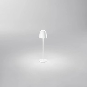 MINI DIVA Lampada da tavolo ricaricabile a batterie in alluminio pressofuso verniciato a polvere per uso interno/esterno