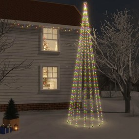 Albero Di Natale Con Puntale Colorato 1134 Led 800 Cm /