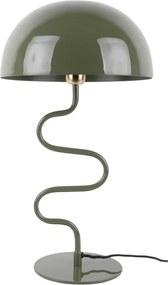 Lampada da tavolo verde (altezza 54 cm) Twist - Leitmotiv