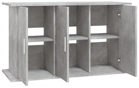 Supporto acquario 101x41x58 cm legno multistrato grigio cemento