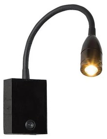 Zambelis H32 - LED Lampada flessibile piccola LED/3W/230V nero