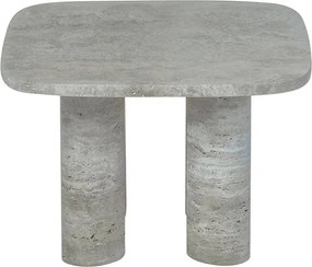 Tavolo contenitore in pietra 52x52 cm Volos - Blomus