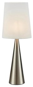 Markslöjd 108624 - Lampada da tavolo CONUS 1xE14/40W/230V bianco/cromo opaco
