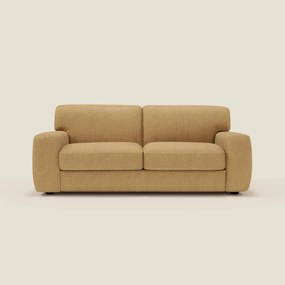 Cloud Divano letto materasso H17 cm dai morbidi cuscini in tessuto impermeabile T06 giallo
