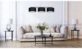 Lampadario a sospensione con filo ASTRA 3xE27/60W/230V nero