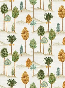 Osborne & Little Tapete Foresta - Olive/ Gold
