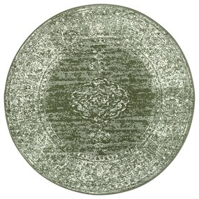Tappeto rotondo verde ø 160 cm Méridional - Hanse Home