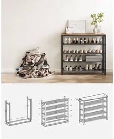 Scarpiera DAVOR marrone/nera