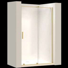 Porta doccia Rea Montana 140 Gold brush