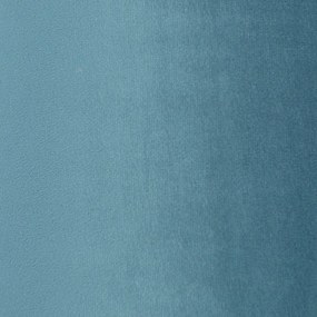 Paralume in velluto blu 20/20/20 con interno dorato